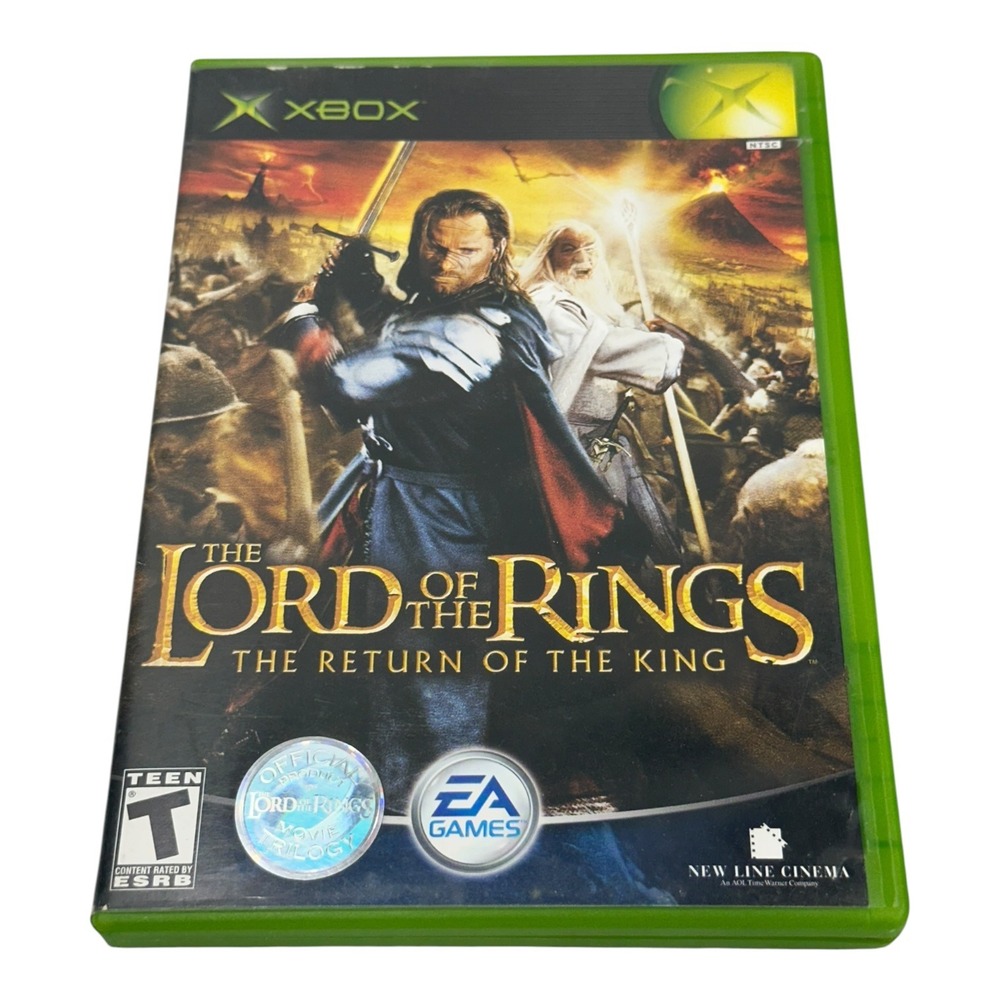 Lord of the Rings Return of the King Original Xbox 2003 EA No Manual Untested